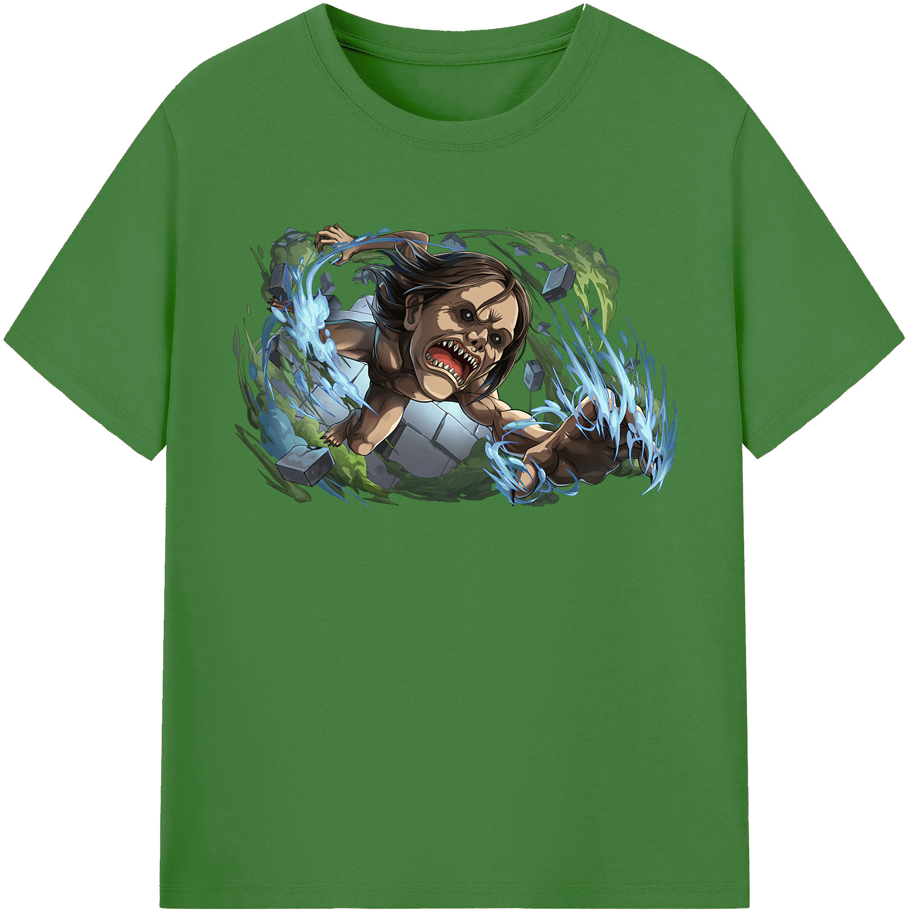 （画像用） 進撃の巨人 Attack on Titan レディースカジュアルプリントTシャツ（綿100％）
